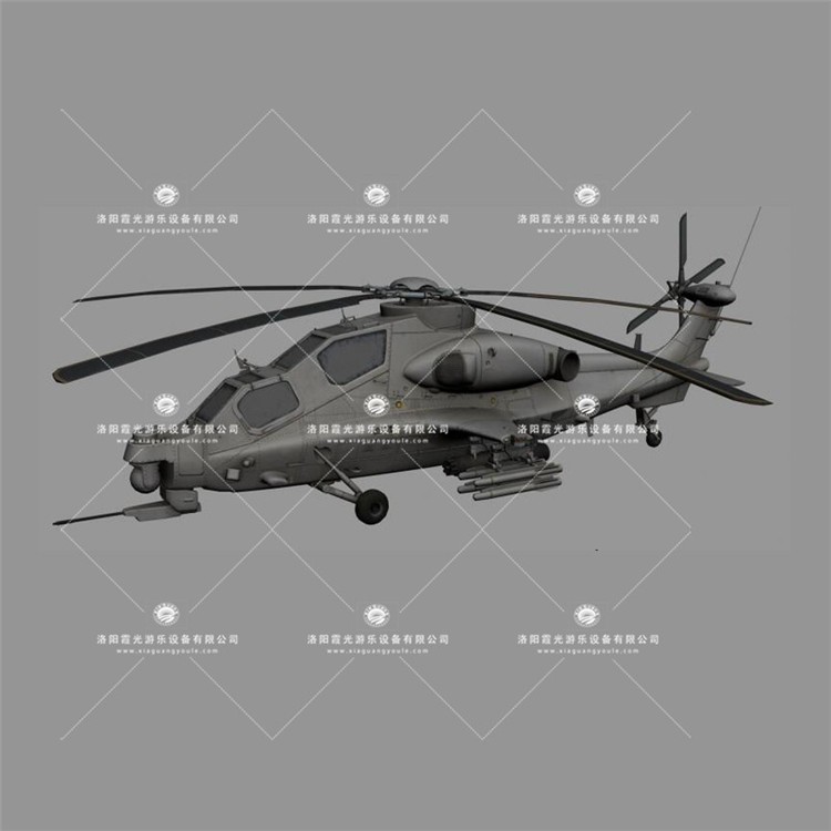 阿拉善武装直升机3D模型
